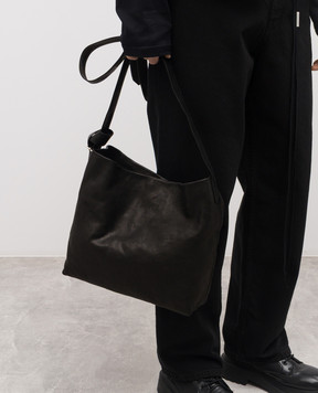 Ann Demeulemeester Black leather bag Runa B0012628LT137