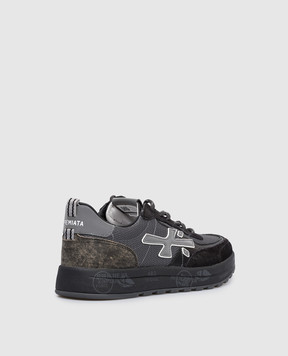 Premiata Black NOUS combination sneakers NOUS8122