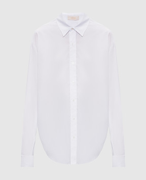 SSHEENA Cratere white shirt with contrast print 26SSCRATERETS26001