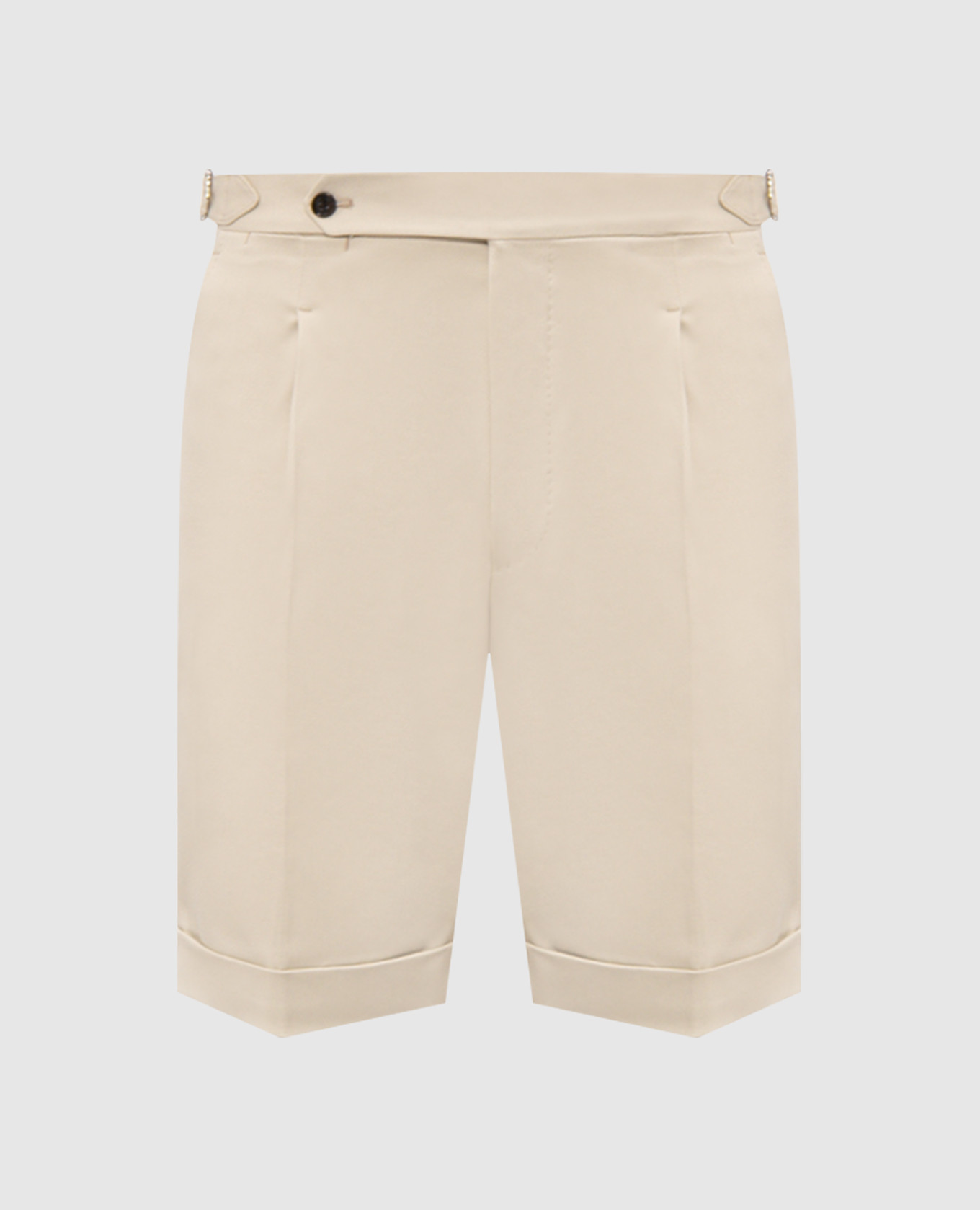 Beige shorts with lapels Pini Parma