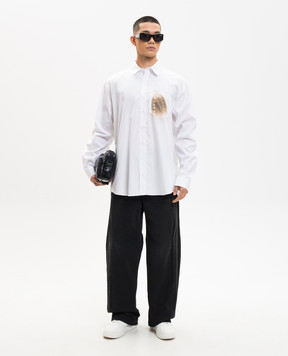 Vetements White shirt with print ME76SH045Wm