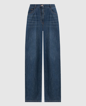Juun.j Blue jeans with a worn effect JW6421W52P