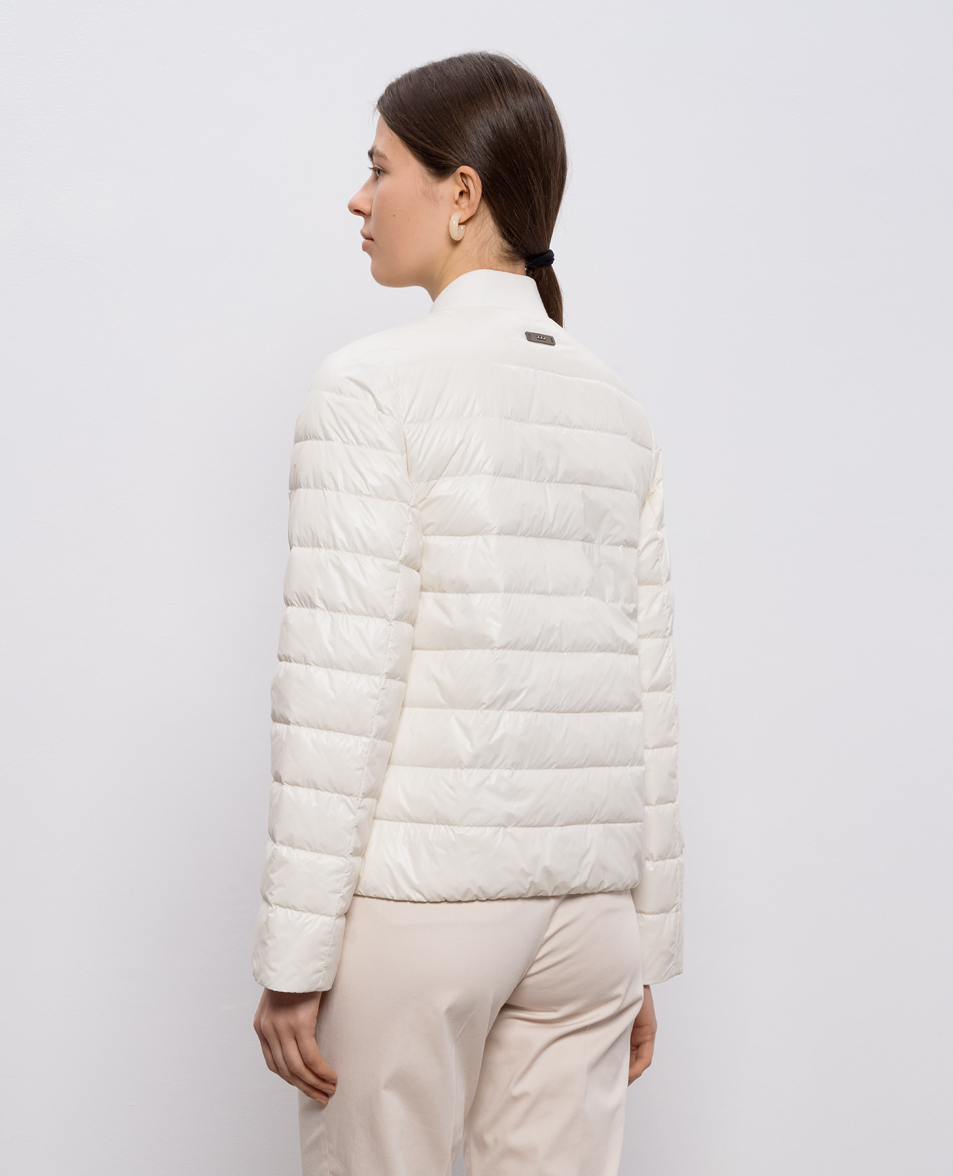 White down jacket with chain Peserico 4
