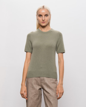Allude Green cashmere top 26511235