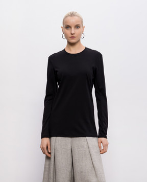 Intoca Black cotton long sleeve shirt DIOSBASICPOUD45
