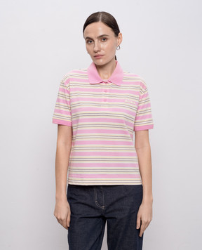 Max & Co MANDARE pink striped polo shirt MCOMANDARE