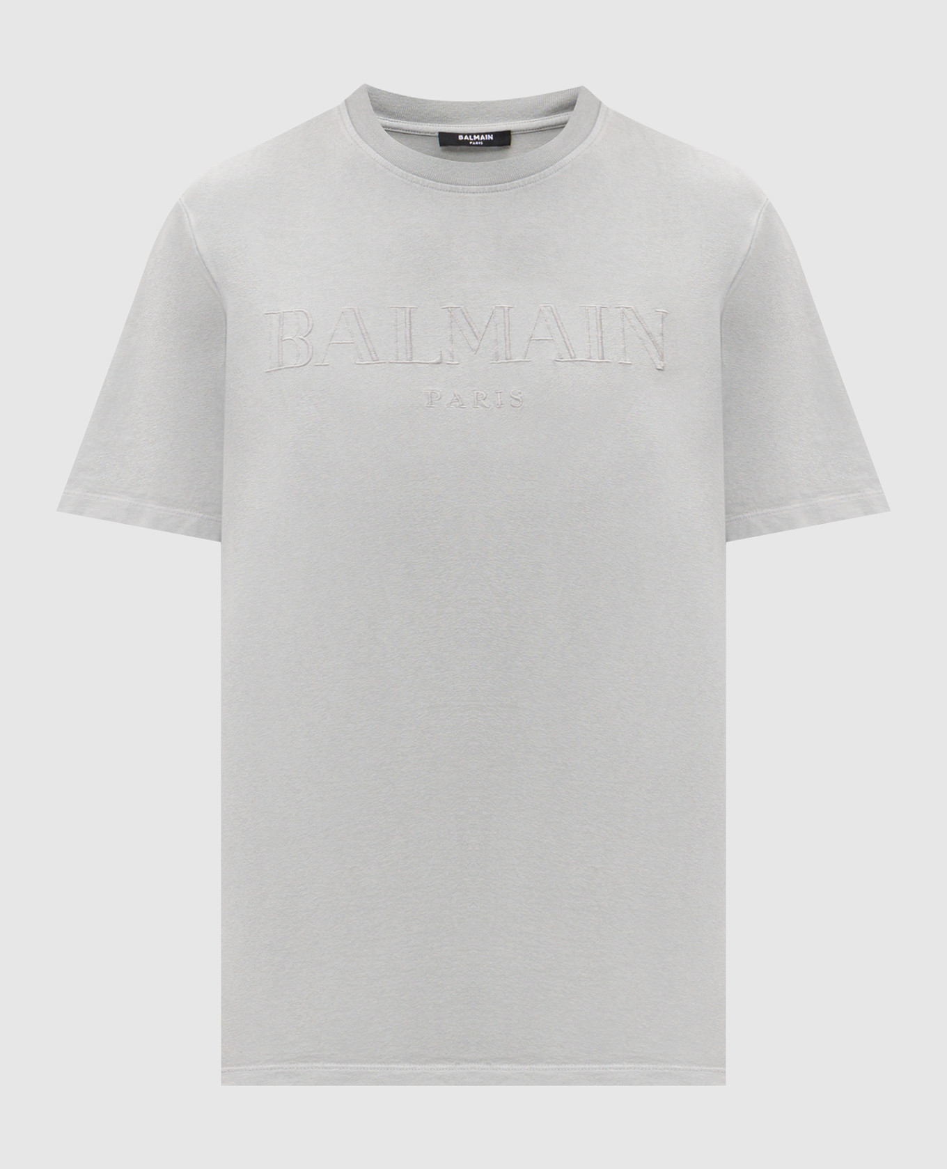 

Grey T-shirt with logo Balmain