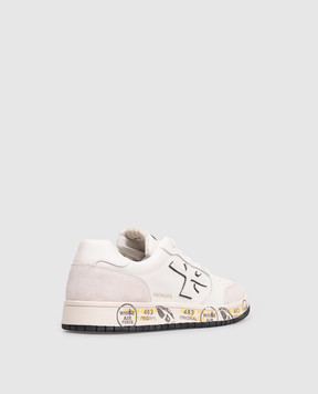 Premiata MARC children's white leather sneakers 352895232835