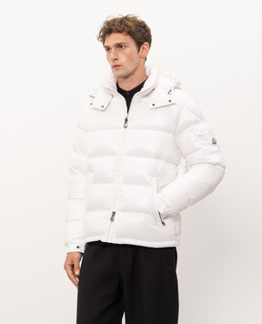 Moncler Maya white down jacket L20911A5360068950