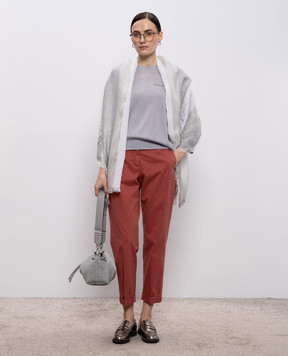Peserico Gray wool jumper A99060F18K09169