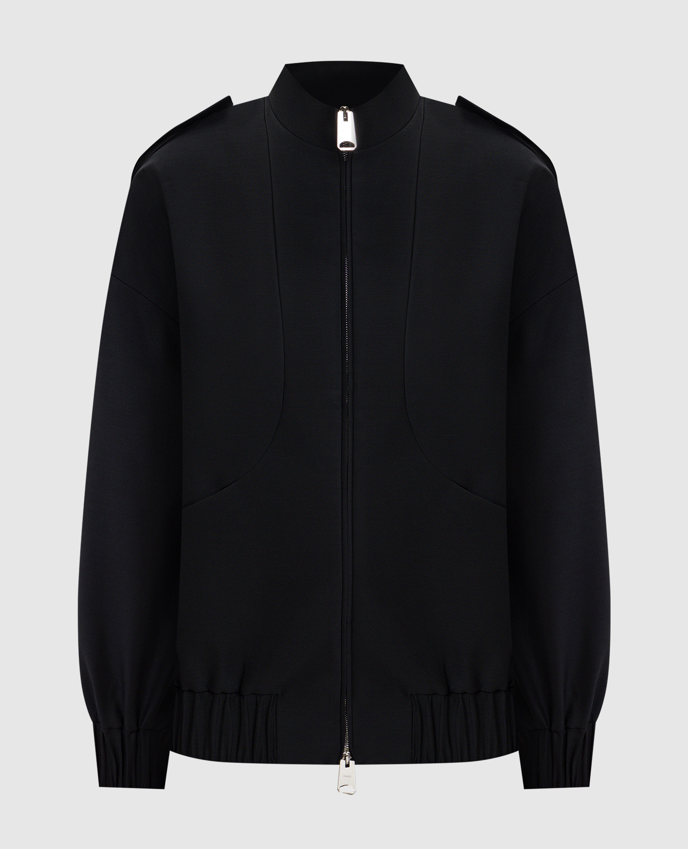 

Sigi black wool and silk jacket Khaite