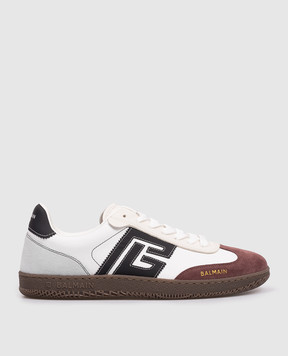 Balmain Swan logo combination sneakers GM1VI360TRLV