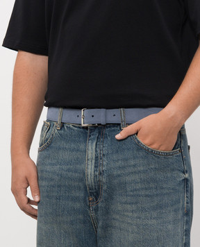 Orciani Blue Amalfi suede belt U08211AMF