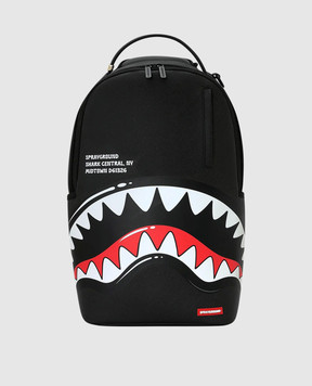 Sprayground Children's black backpack SHARK CENTRAL BUBBLE SHARK 910B8727NSZ
