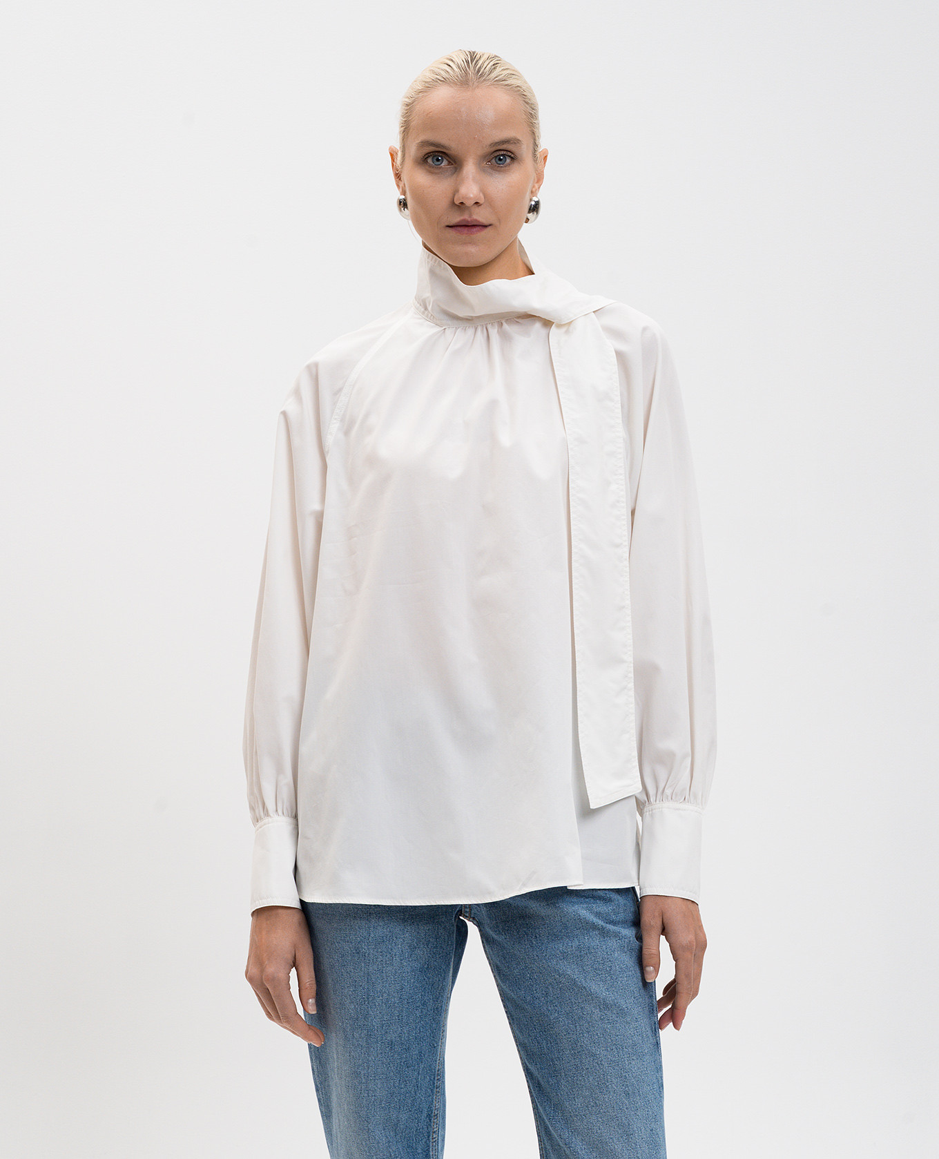 White blouse BURGOS Max Mara Weekend 2