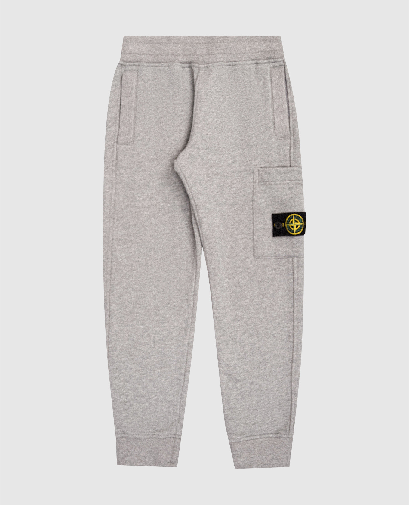 

Children's gray insulated pants with logo Stone Island, Beige