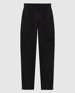 Stone Island Black cargo with logo patch L2S153100026S00F6