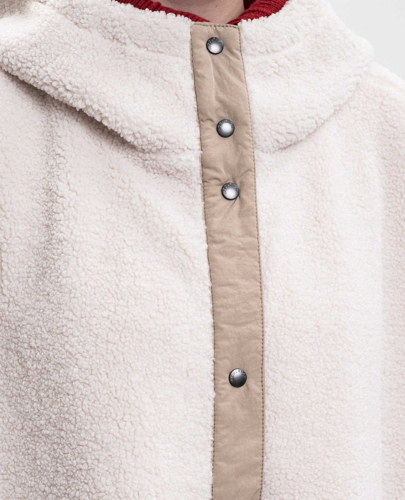 Beige cape Woolrich 5