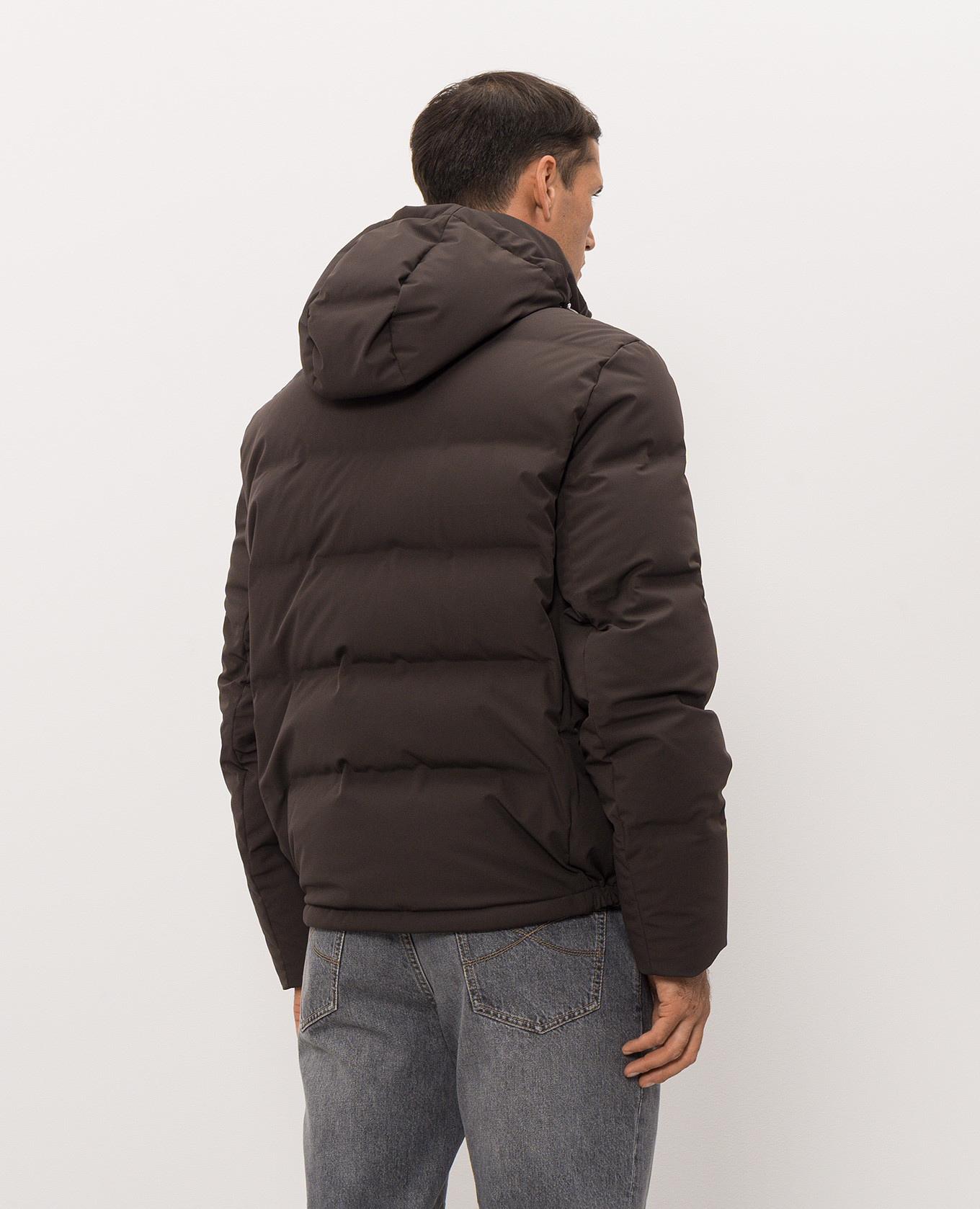 Brown down jacket Brunello Cucinelli 4