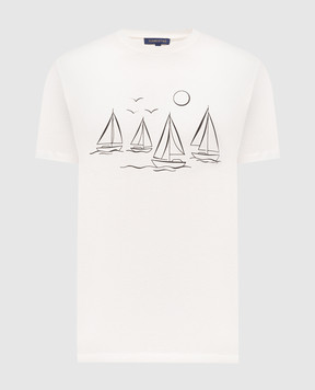 Florentino White T-shirt with print 126763610659