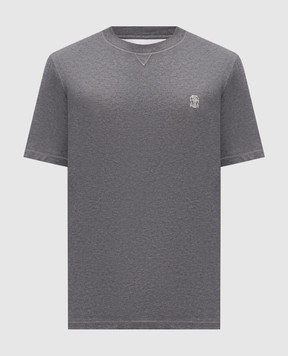 Brunello Cucinelli Grey melange T-shirt M0B131328G