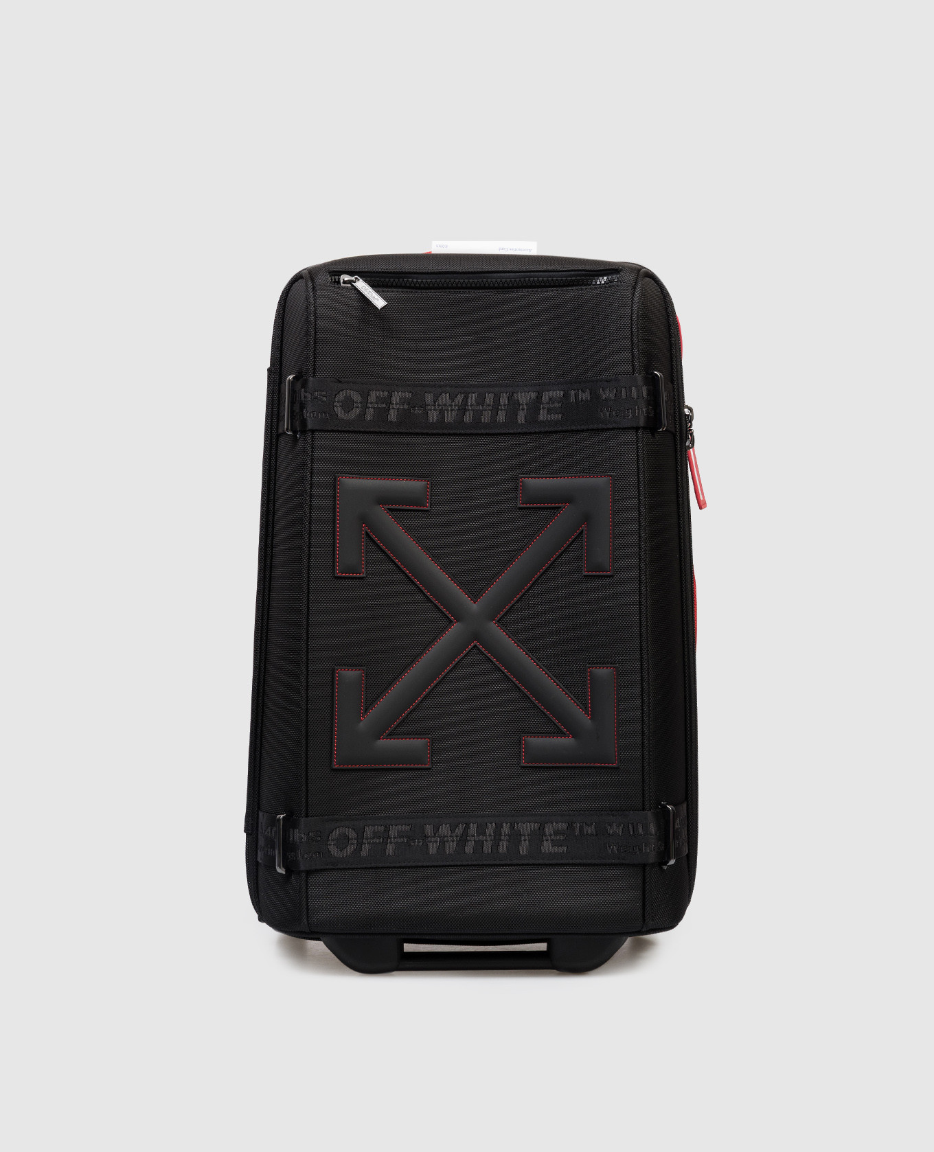 

Black suitcase with Arrow logo patch Off-White