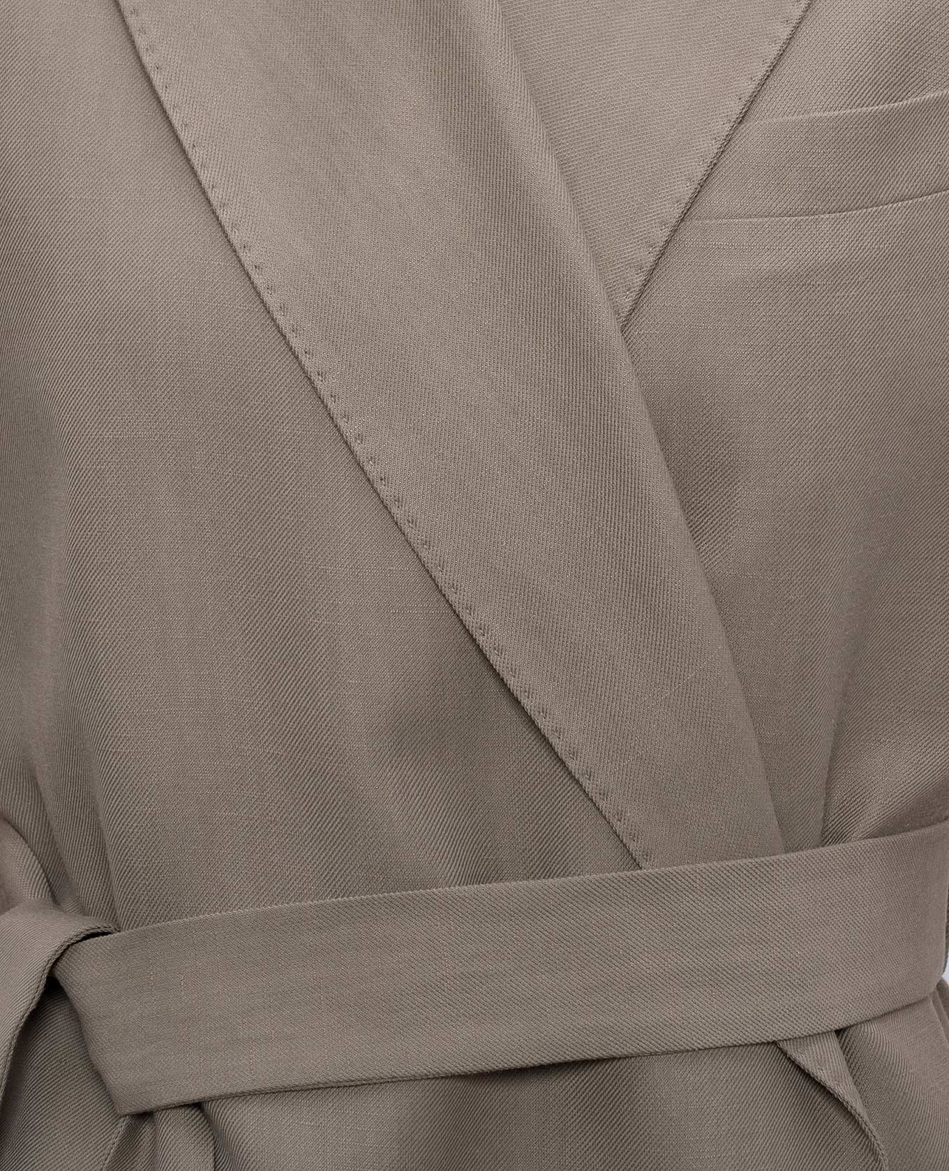 

Brown linen vest Brunello Cucinelli