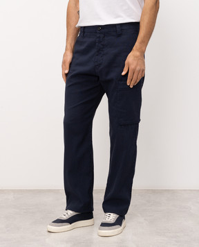 C.P. Company Blue cargo with linen MPA253A110658G