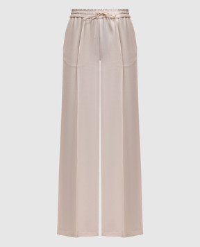 Valentino Beige silk pants 9B3RB7B51MM