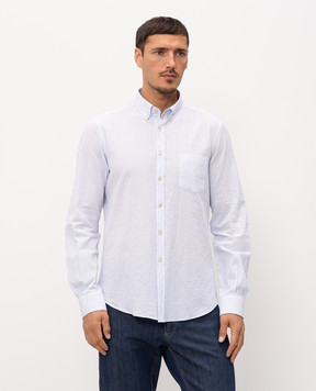 Florentino Blue striped shirt 126720611841