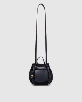 Gianni Chiarini Violette blue suede backpack BS12238CMPL