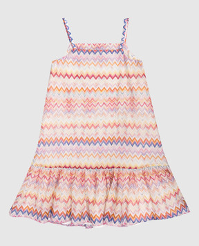 Missoni Children's dress with silk in a branded print MY1C32K0286810