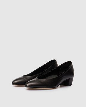 Aeyde Black leather Helia shoes PU0592001001225