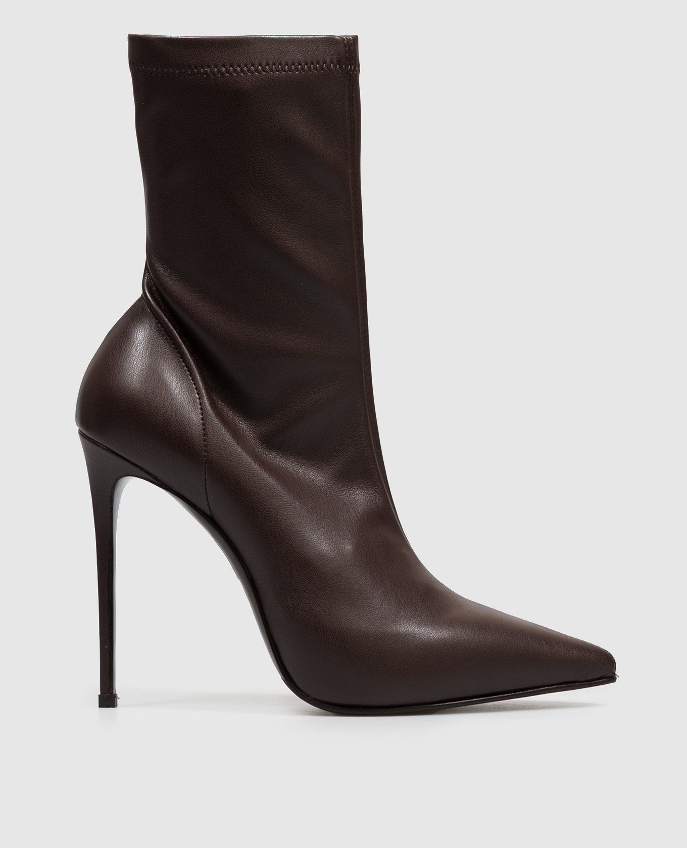 Brown Eva ankle boots