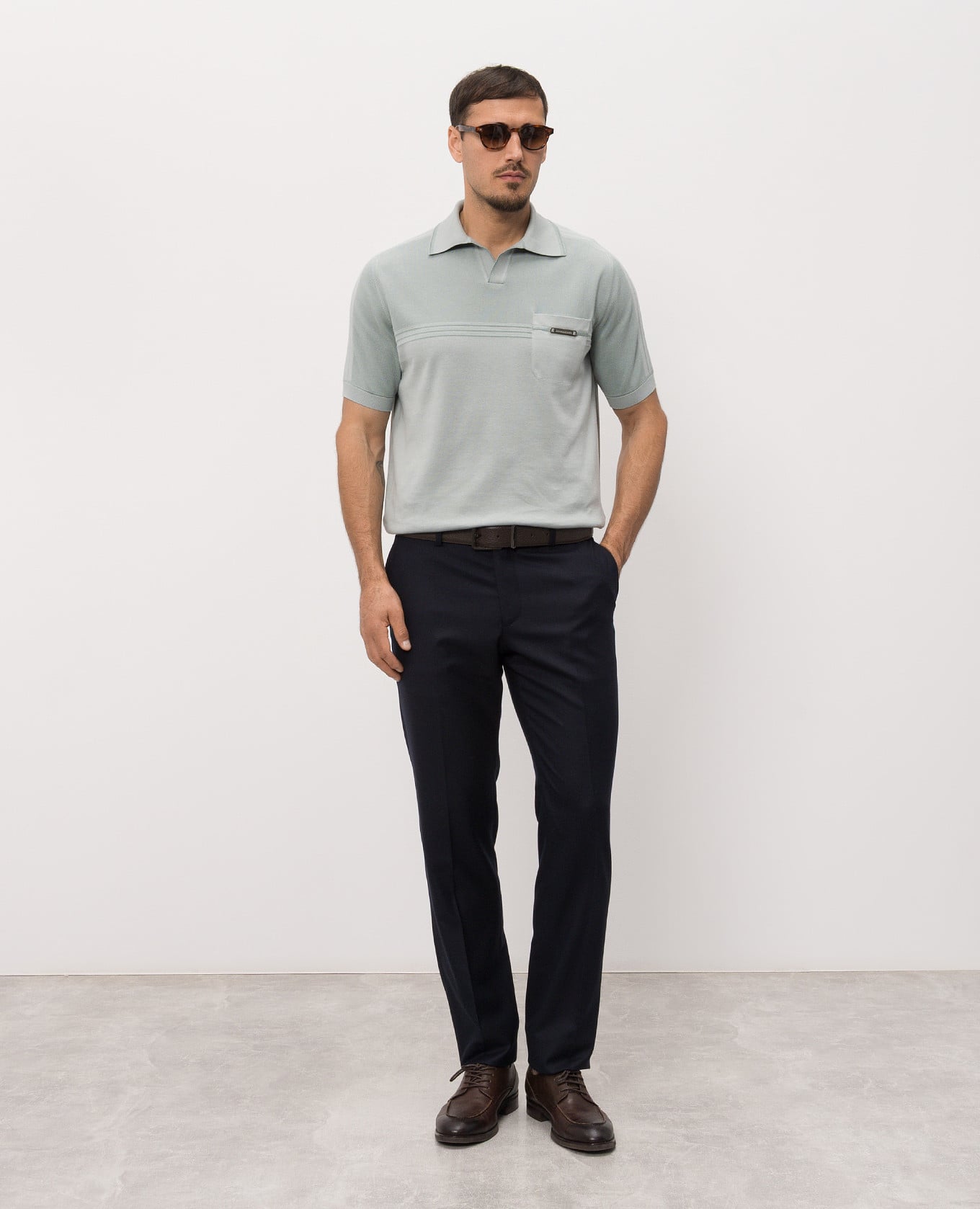 

Blue wool pants Stefano Ricci