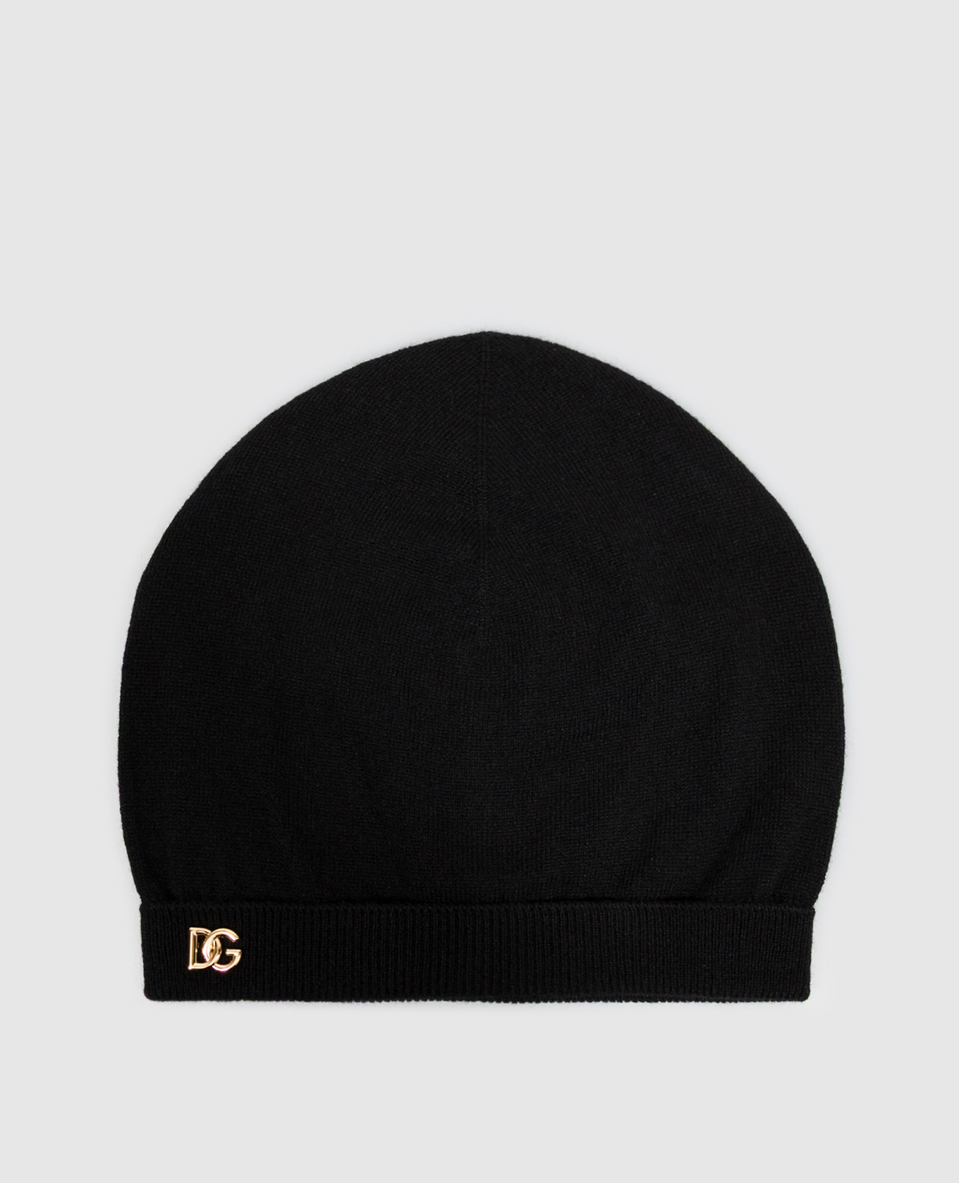 Black cashmere hat