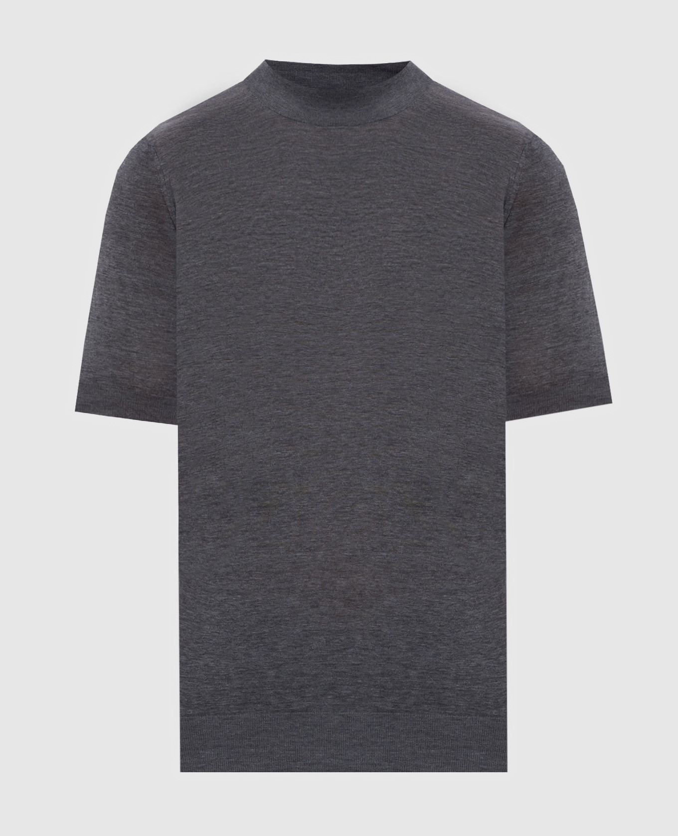 

Gray silk t-shirt Brunello Cucinelli, Grey