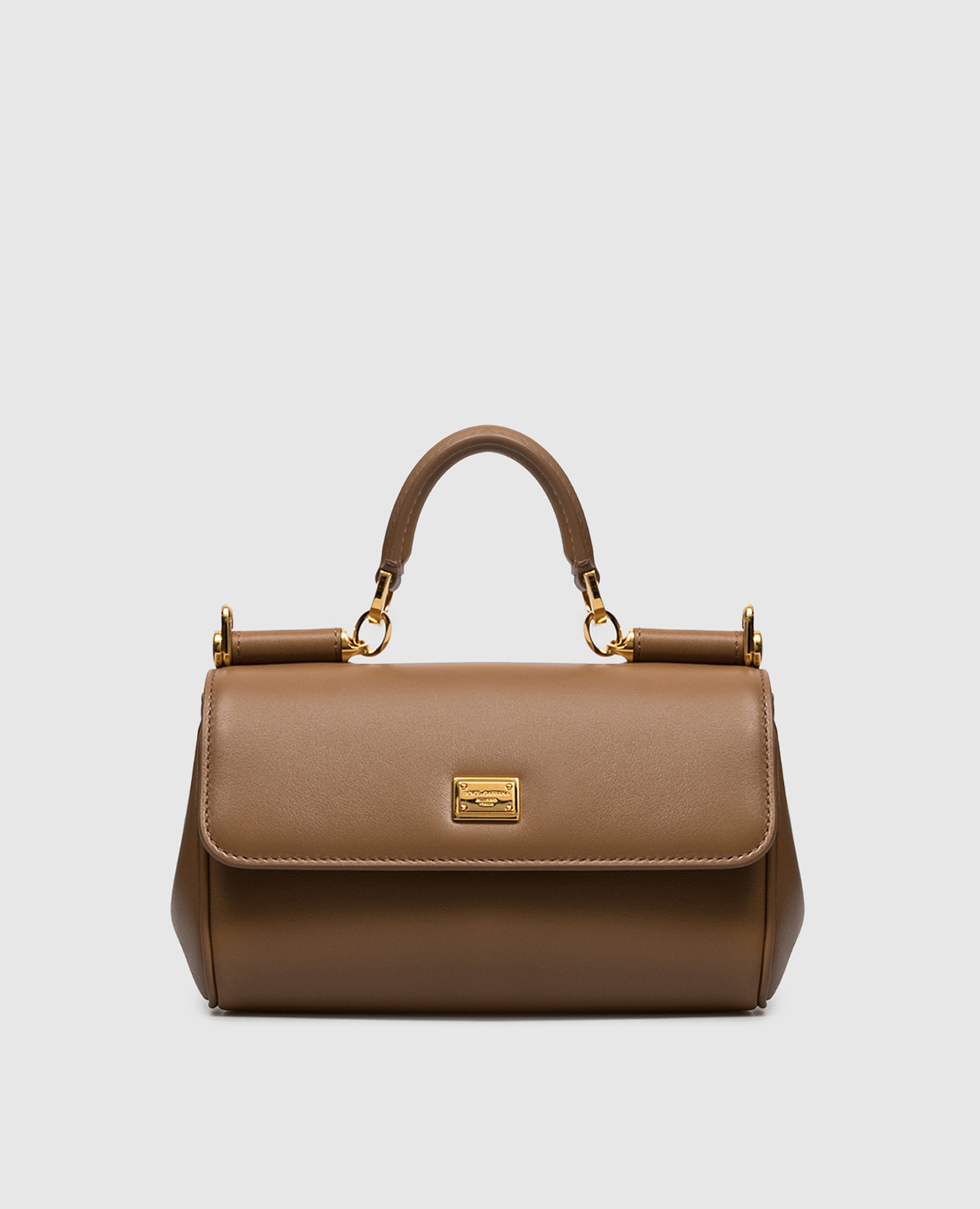 Brown leather bag My Sicily