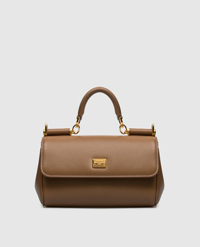 Dolce&Gabbana Brown leather bag My Sicily BB7864B7321
