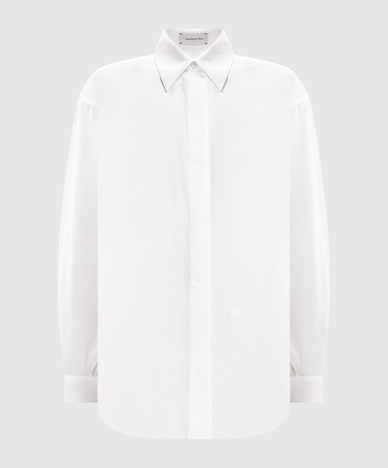 White shirt with monogram