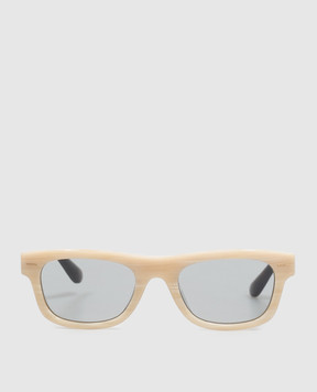 Brunello Cucinelli Beige sunglasses with logo engraving MOCMULTV61