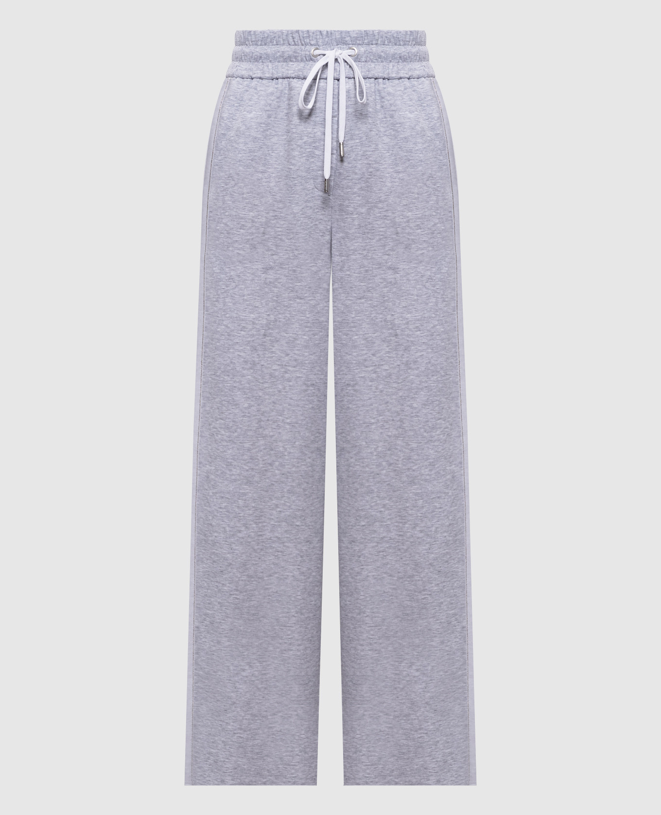 

Grey melange striped sweatpants Peserico