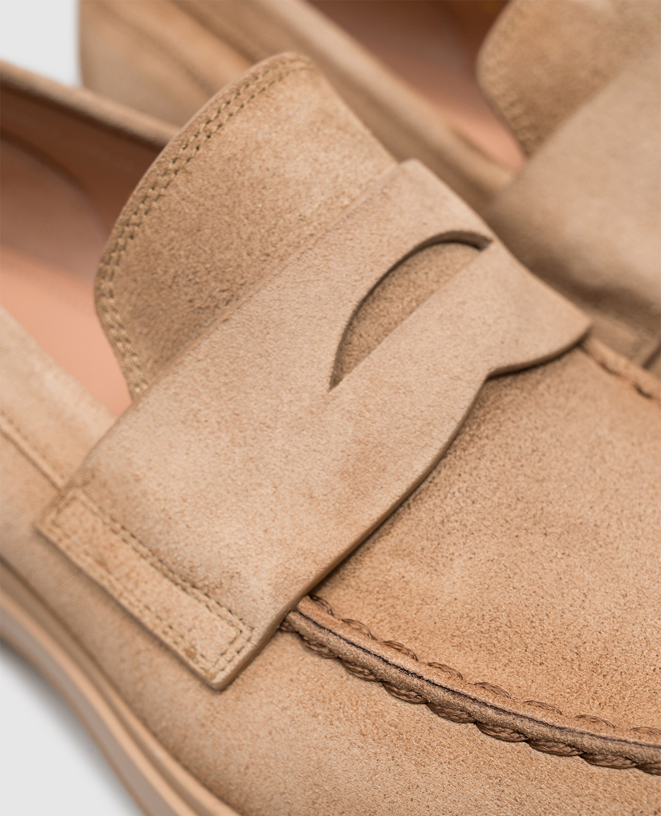 Brown suede loafers Santoni 5
