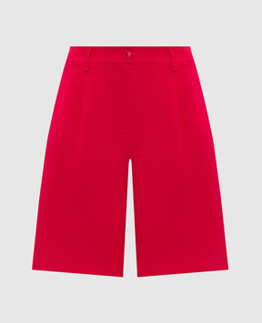 Twinset Pink linen shorts 261AP2321