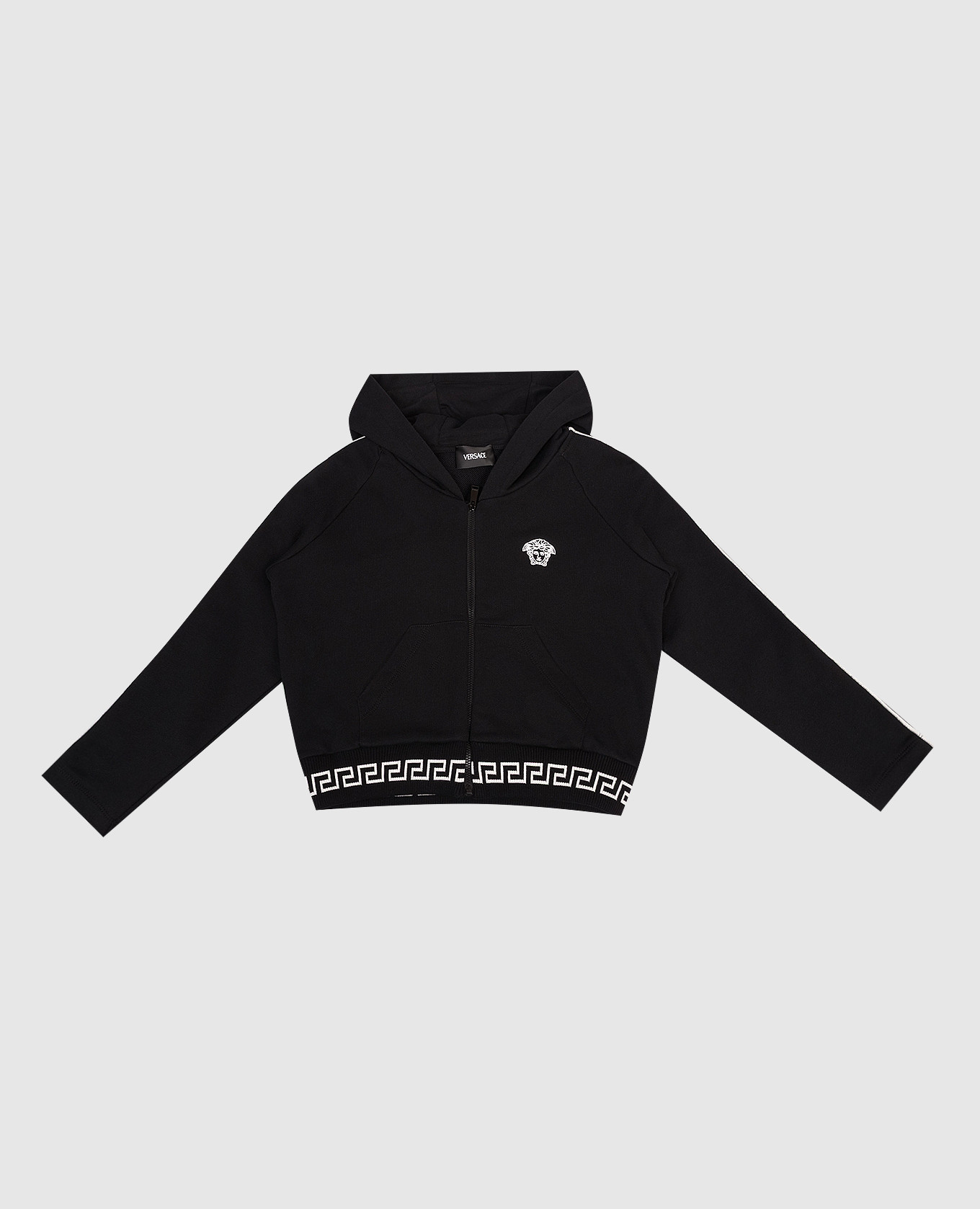 

Children's black sports jacket Greca Versace