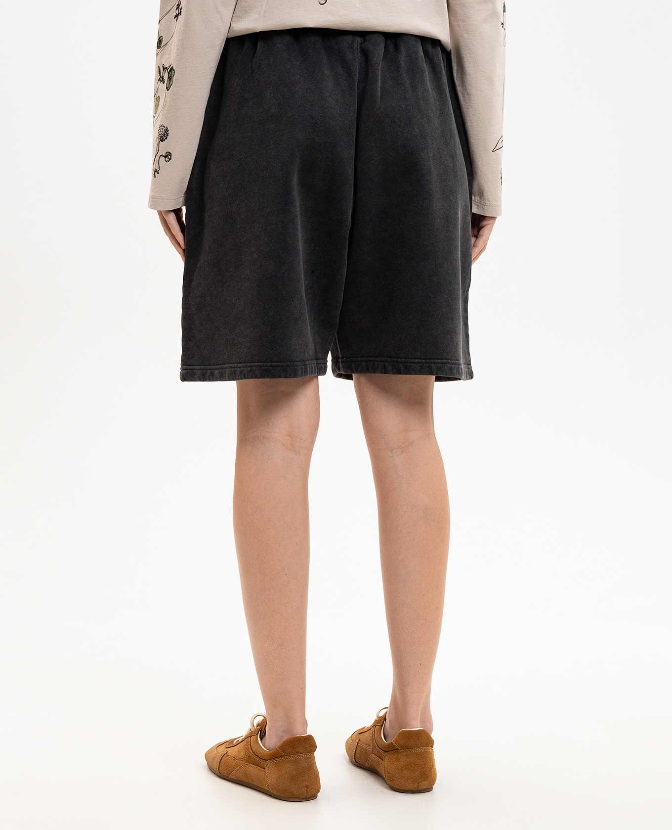 Black shorts with logo print Off-White 4