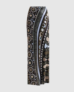 PUCCI Soleil print silk skirt 6HRW066H888