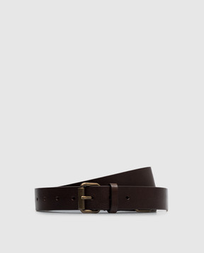 Max Mara Weekend Brown leather belt ASAIO WKASAIO