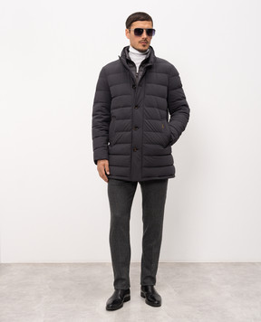 MooRER Gray down jacket CALEGARI CALEGARIKN