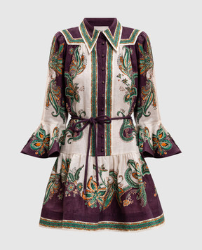 Alemais Ruthie linen shirt dress 7653D